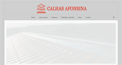 Desktop Screenshot of calhasafonsina.com.br