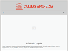 Tablet Screenshot of calhasafonsina.com.br